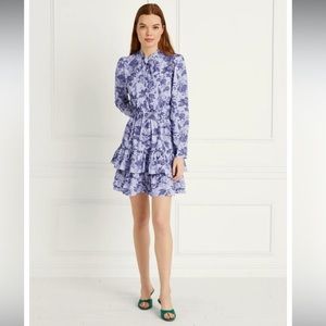 hill house talia dress lilac tonal floral